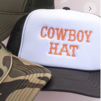 Cowboy Trucker Hat HATS & HAIR - 103 space46 black/white  