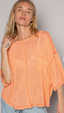Lavinia Sweater TOPS - 120 POL small orange 