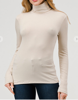 Long Sleeve Ribbed Turtleneck