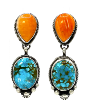 Timothy Yazzie Drop Earrings