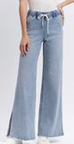 Drawstring Wide Leg Pant