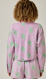 Embroidery Mixed Wash Jacket