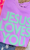 Jesus Loves You Puff Tee