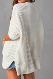 Knit Cardigan - With Side Slits