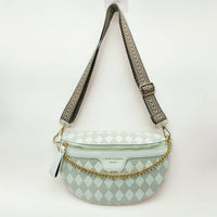 Printed Crossbody w/ Chain