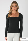 Square Neck LS Top