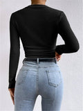 Waffle Cinch Long Sleeve