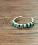 Big Western Turquoise Cuff Bracelet