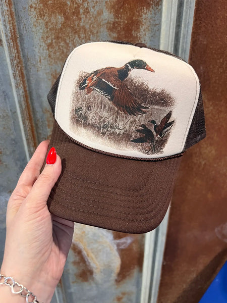 PRE ORDER NOW:: Retro Duck Trucker Cap - Multiple Color Options