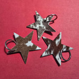 Cowhide Star Keychain – Genuine Hair