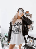Wild West Vintage Inspired Retro Graphic Tee - Ivory GRAPHIC TEES - 121 WE THE BABES   