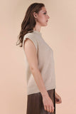 Oversized Soft Knit Sweater Vest Top