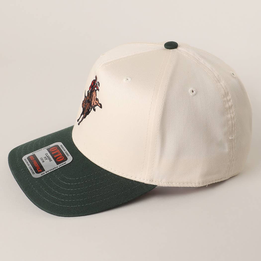 Rodeo Bull Rider Embroidered Trucker Hat – Moon Child Collective