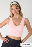 NS8309 -  Lace V Neck Tank Top