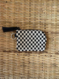 Bailey Checkered Keychain Wallet