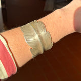 Turquoise Feather Cuff