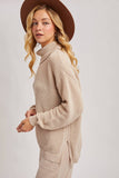 LOOSE FIT TURTLENECK KNIT SWEATER