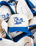 Oh My Lanta Hat - Blue & Cream