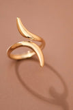 18K Gold Plated Waterproof Stainless Steel Ring - 7875