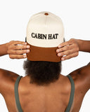 Cabin Hat - Midwest Unisex Trucker Hat Brown, Black, & Cream