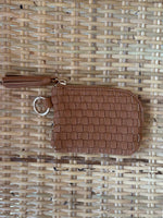 Bailey Checkered Keychain Wallet