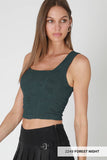 NS8396 - Double Lace Square Crop Top