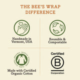 Reusable Beeswax Lined Artisan Bread Bag