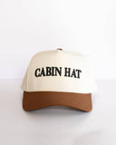 Cabin Hat - Midwest Unisex Trucker Hat Brown, Black, & Cream