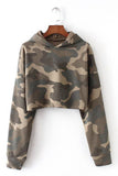 Moon Child Logo Cropped hoodie SWEATERS - 131 Miss Sparkling M Camo 