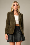 Corduroy Blazer Jacket