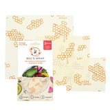 Reusable Beeswax Food Wraps 3 Pack