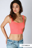 NS7801 - Chevron Ribbed Crop Top