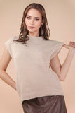 Oversized Soft Knit Sweater Vest Top