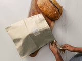 Reusable Beeswax Lined Artisan Bread Bag