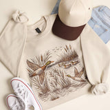Mallard Duck Marshland Crewneck