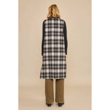 Plaid Long Vest Jacket