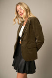 Corduroy Blazer Jacket
