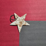 Cowhide Star Keychain – Genuine Hair
