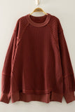 Waffle Patch Comfy Pullover