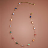 18K Gold Plated Waterproof Stainless Steel Chain Necklace - 7248