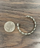 Boho Concho Hoop Stud Earrings - 1.6"