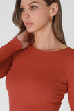 Long Sleeve Crew Neck Top