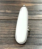 750163, Very-Big White Turquoise, Brass Adjustable Ring