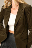 Corduroy Blazer Jacket