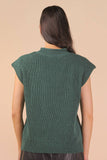 Oversized Soft Knit Sweater Vest Top