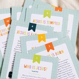 Life of Jesus Kids Verse Card Set