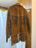 Vintage Schott Bros Rancher Fringe Suede Jacket