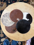 Cowhide Coaster - Brandable Item
