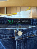 Vintage Rockies Relaxed Fit Blue Denim Jeans