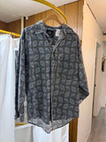 Vintage Santana Paisley Button-Up Shirt